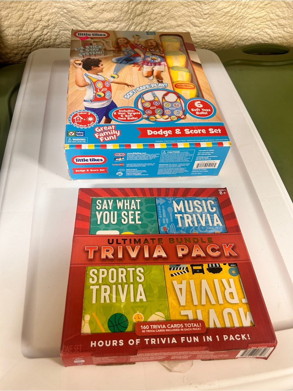 Set Of Two Kids Games Activities